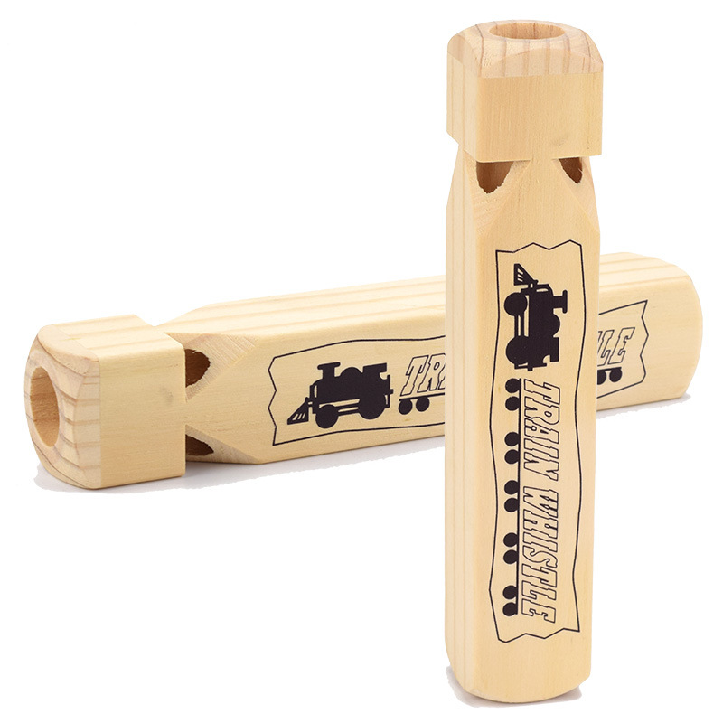 Kids Wooden Train Whistle Musi - Musical Instrument Harmonium ulasan dan harga